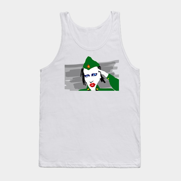 Marilyn Manson Tank Top by Tamie